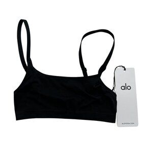 ALO Yoga Sheer Glow Bra in Black